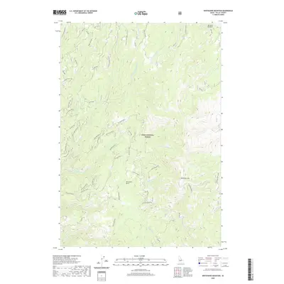 2020 Map of Whitehawk Mountain, 2020 Print