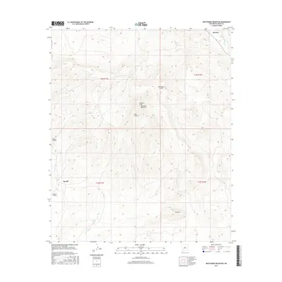 2017 Map of Whitehorse Mountain, 2017 Print