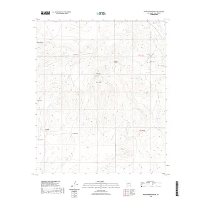 2020 Map of Whitehorse Mountain, 2020 Print