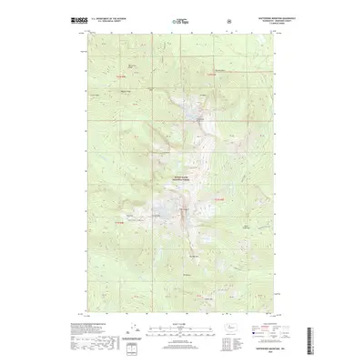 2020 Map of Whitehorse Mountain, 2020 Print