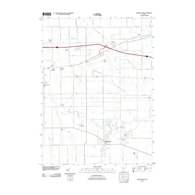2010 Map of Whitehouse, 2010 Print