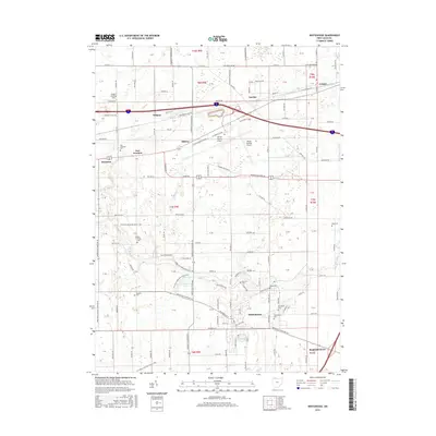 2016 Map of Whitehouse, 2016 Print
