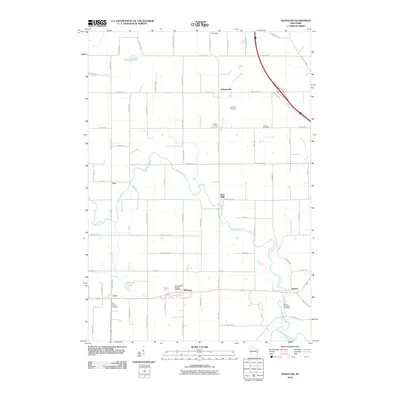 2010 Map of Whitelaw, 2010 Print