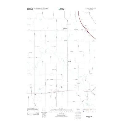 2013 Map of Whitelaw, 2013 Print