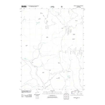 2011 Map of Whiteley Peak, 2011 Print