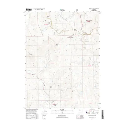 2016 Map of Whiteley Peak, 2016 Print
