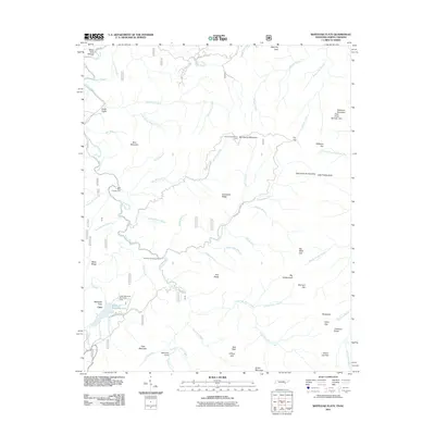 2011 Map of Whiteoak Flats, 2011 Print