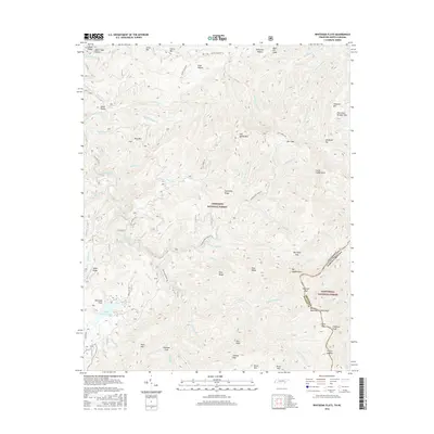 2016 Map of Whiteoak Flats, 2016 Print