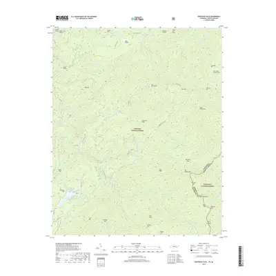 2019 Map of Whiteoak Flats, 2019 Print