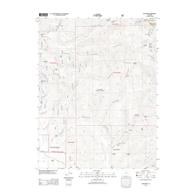 2013 Map of Whitepine, 2013 Print