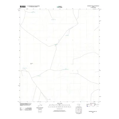 2010 Map of Whiterock Hills, 2010 Print