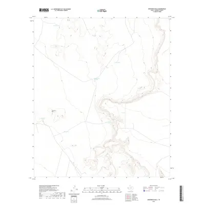 2019 Map of Whiterock Hills, 2019 Print