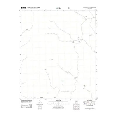 2011 Map of Whiterock Mountain, 2011 Print