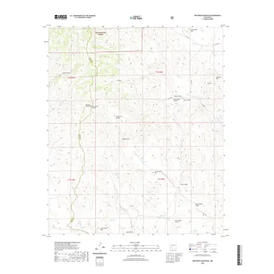 2020 Map of Whiterock Mountain, 2020 Print