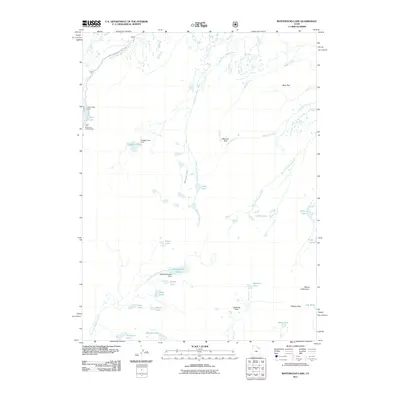 2011 Map of Whiterocks Lake, 2011 Print