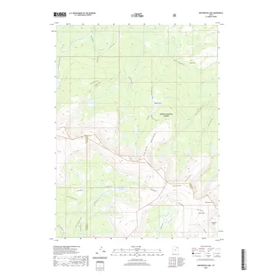 2020 Map of Whiterocks Lake, 2020 Print