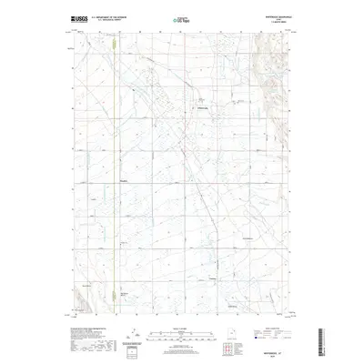 2020 Map of Whiterocks, 2020 Print