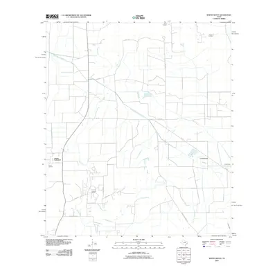 2010 Map of Whites Bayou, 2010 Print
