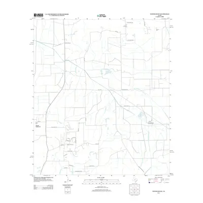 2013 Map of Whites Bayou, 2013 Print
