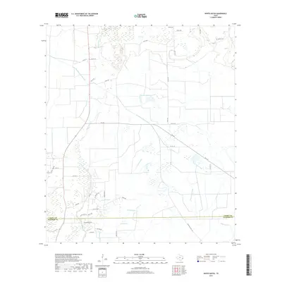 2019 Map of Whites Bayou, 2019 Print