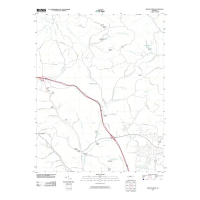 2010 Map of Whites Creek, 2010 Print