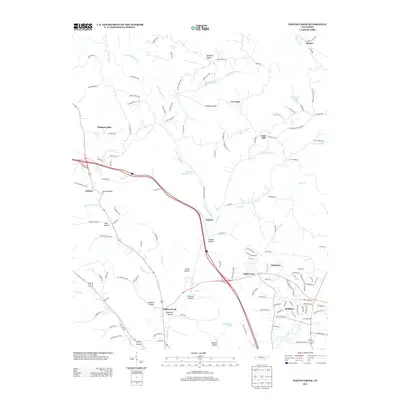 2013 Map of Whites Creek, 2013 Print