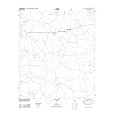 2012 Map of Whites Crossing, 2012 Print