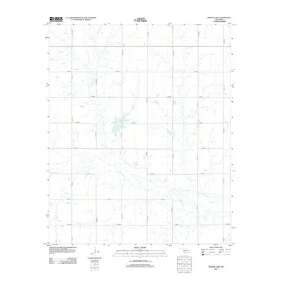 2012 Map of Whites Lake, 2012 Print