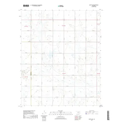 2018 Map of Whites Lake, 2018 Print