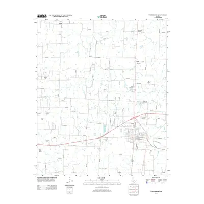 2013 Map of Whitesboro, 2013 Print
