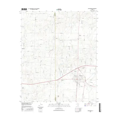 2016 Map of Whitesboro, 2016 Print