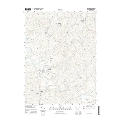 2016 Map of Whitesburg, 2016 Print