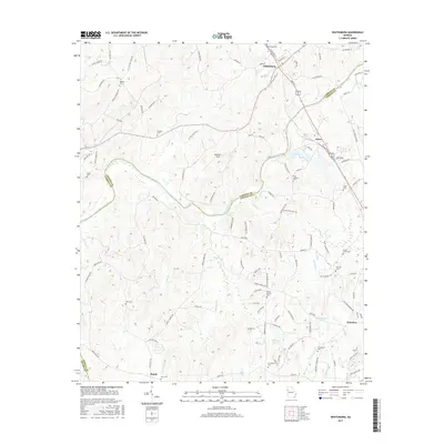 2017 Map of Whitesburg, 2017 Print