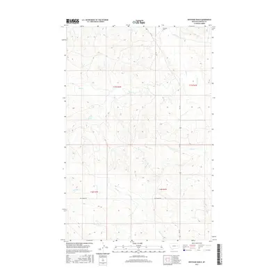 2017 Map of Whiteside Ranch, 2017 Print