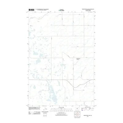 2012 Map of Whitestone Lake, 2012 Print