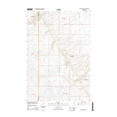 2015 Map of Whitestone Lake, 2015 Print