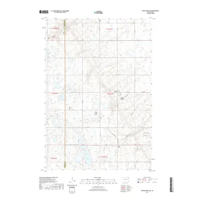 2017 Map of Whitestone Lake, 2017 Print