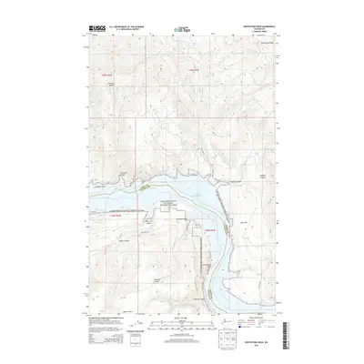 2013 Map of Whitestone Rock, 2013 Print