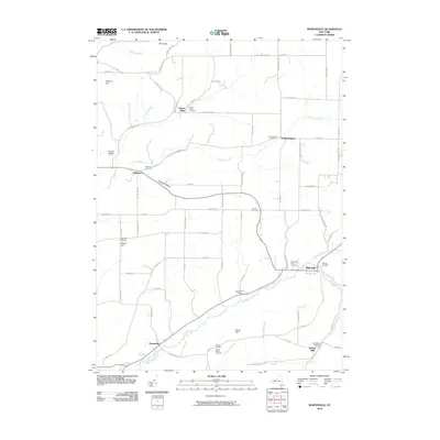 2010 Map of Whitesville, 2010 Print