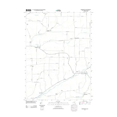 2013 Map of Whitesville, 2013 Print