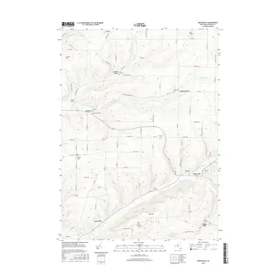 2016 Map of Whitesville, 2016 Print