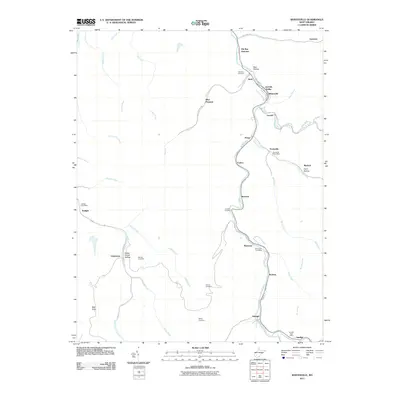 2011 Map of Whitesville, 2011 Print