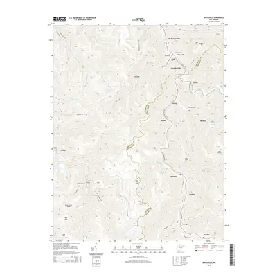 2014 Map of Whitesville, 2014 Print