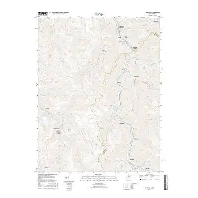 2016 Map of Whitesville, 2016 Print