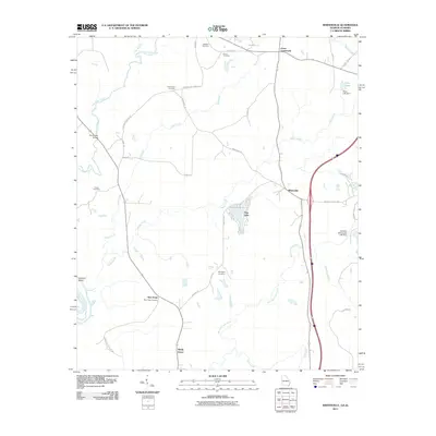 2011 Map of Whitesville, 2011 Print
