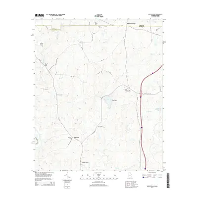 2014 Map of Whitesville, 2014 Print