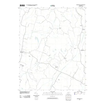 2010 Map of Whitesville, 2010 Print