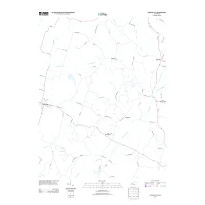 2013 Map of Whitesville, 2013 Print