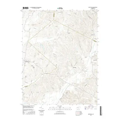 2016 Map of Whitesville, 2016 Print