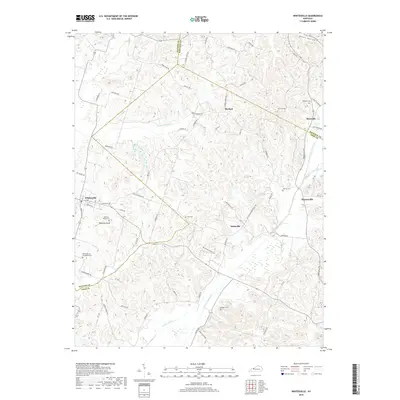 2019 Map of Whitesville, 2019 Print